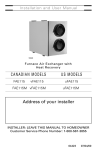 Venmar vFAE115M User manual