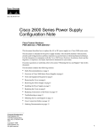 Cisco 2600-DC Series Installation guide