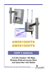 AvaLAN AW58100HTS User`s manual