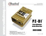 Radial Engineering PZ-DI User guide