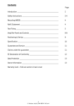 Monitor Audio BRW-10 User guide