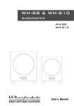 Wharfedale Pro WH-S8 Operating instructions