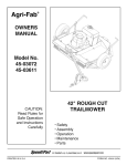 Agri-Fab 45-0361 Operator`s manual