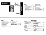 Motorola LS550 User guide