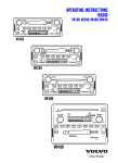 Volvo VR400 Operating instructions