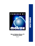 Matrox Mystique 220 Installation guide