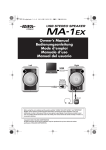 Roland MA-9 Owner`s manual