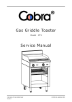 Cobra CT6 Service manual