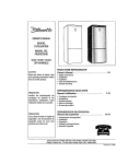 Danby DFF1044W/BLS Owner`s manual