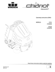 Windsor CV34X Operating instructions