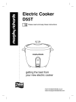 Morphy Richards Rice Cooker Technical data