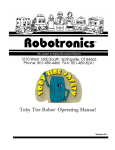 Robotronics Buzz E Operating instructions