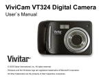 Vivitar Vivicam 3000 User`s manual