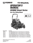 Simplicity 5022285 Operator`s manual