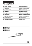 Makita UH4570 Instruction manual