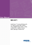 Advantech MIOe-DB5000 User manual