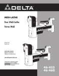 Delta 46-460 Instruction manual