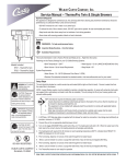 Wilbur Curtis Company TP2S Service manual