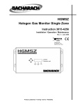 Bacharach HGM-SZ Specifications