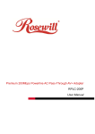 Rosewill RPLC-500 User manual