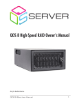 Server QOS 8-Bay Owner`s manual