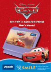 VTech REV IT UP IN RADIATOR SPRINGS User`s manual