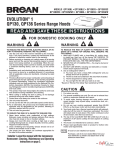 Broan EVOLUTION 1 QP130SSC Operating instructions