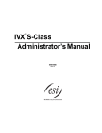 ESI IVX X-Class User guide