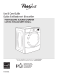 Whirlpool YWFW9151 Use & care guide