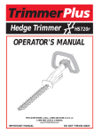 MTD GC720r Operator`s manual