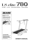 Sears LS elite 780 Owner`s manual