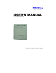 Miracall Technology MC-832 User`s manual