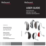ReSound Standard Tube User guide