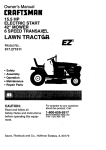 Craftsman EZ3 917.271011 Owner`s manual