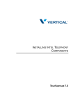 Vertical TeleVantage 7.5 System information