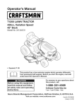 Craftsman 247.203721 Operator`s manual