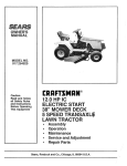 Craftsman 917.254520 Owner`s manual