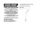 Black & Decker 90556352 Operating instructions