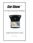Rosen Car Show CS150LCD Installation guide