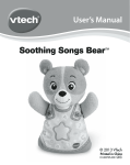 VTech Soft Songs Radio User`s manual