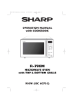 Sharp R-798M Specifications