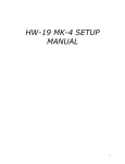 VPI HW-19 MK-4 Instruction manual