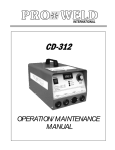 Pro-Weld CD-312 Specifications