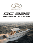 PURSUIT DC 325 Owner`s manual
