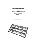Classic Organ Works CMK-2 User manual