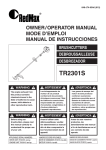 Zenoah TR2301S Specifications