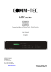 MTX WET SERIES User manual