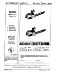 Craftsman 358.355071 Operator`s manual