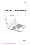 Asus N43JQ User manual