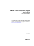 VMware VCM 5.3 - TRANSPORT LAYER SECURITY IMPLEMENTATION Installation guide